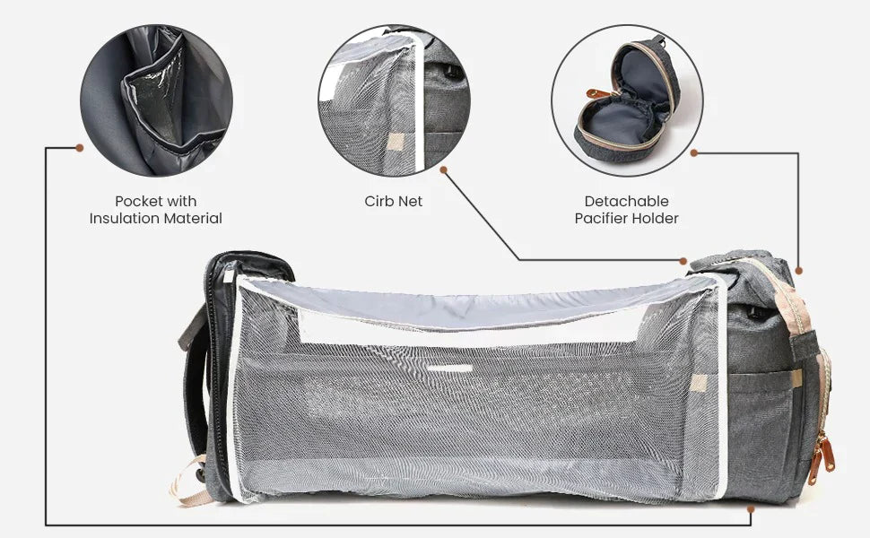 Baby Diaper Foldable Backpack