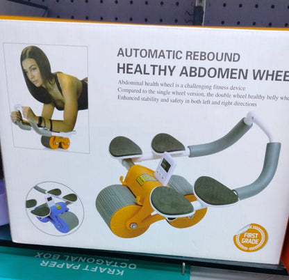 Auto Rebound Abs Wheel With Elbow Support