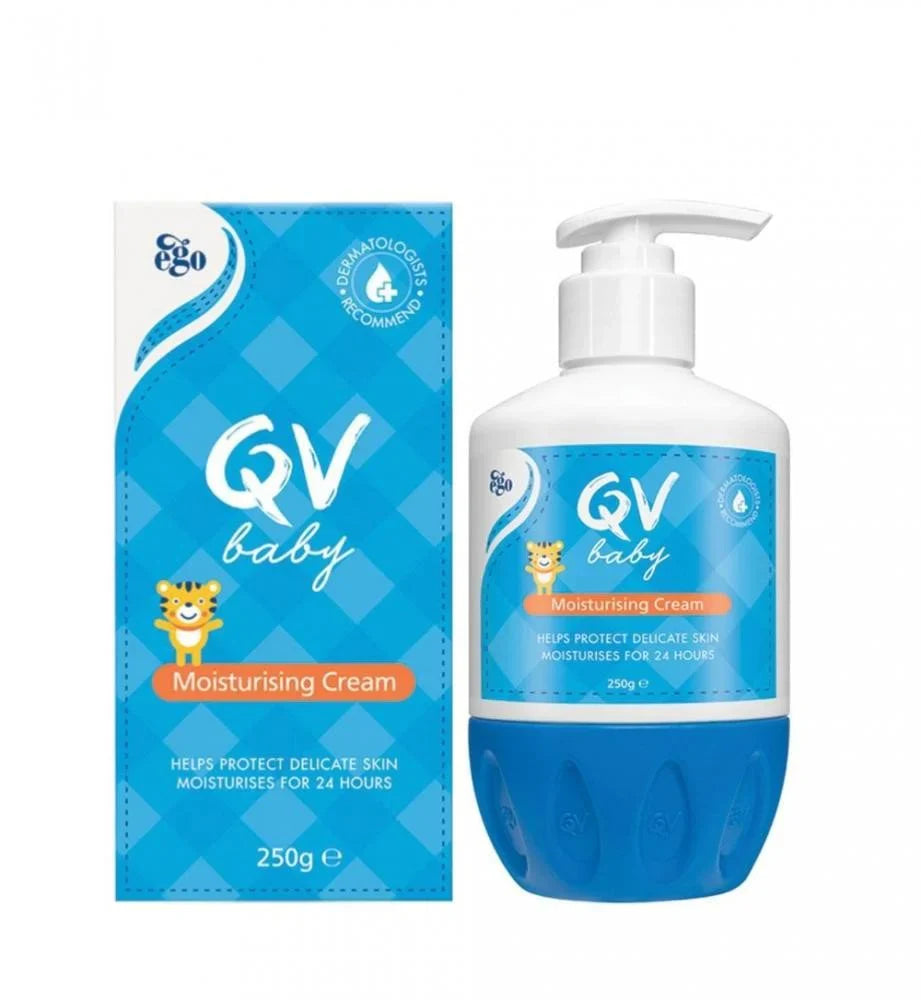 QV Baby Moisturising Cream 500g | Hypoallergenic, Gentle Hydration for Sensitive Skin