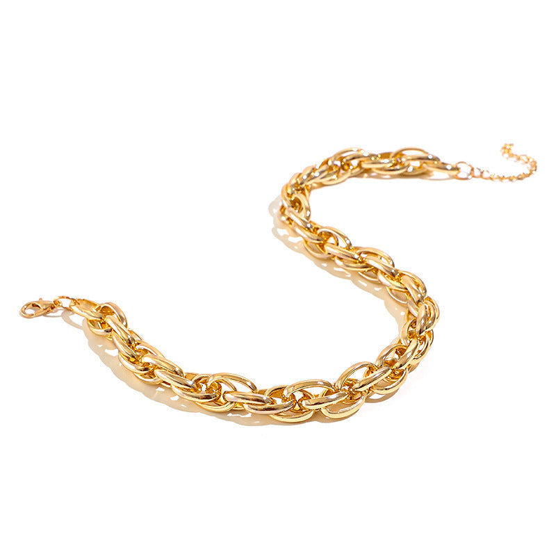 Thick Chain Clavicle Chain Fashion, Personalized And Exaggerated