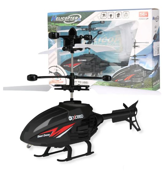 RC Black Helicopter