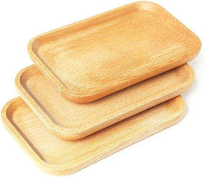 Rectengular Wooden Serving Tray(1 pcs)