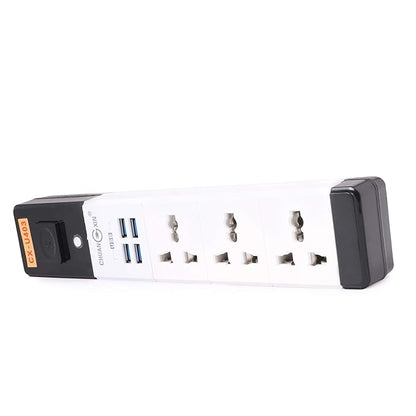 Smart 3 Sockets 4 USB Port