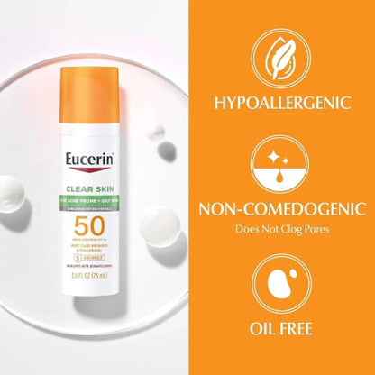 EUCERIN | Sunscreen for Oily Skin with SPF